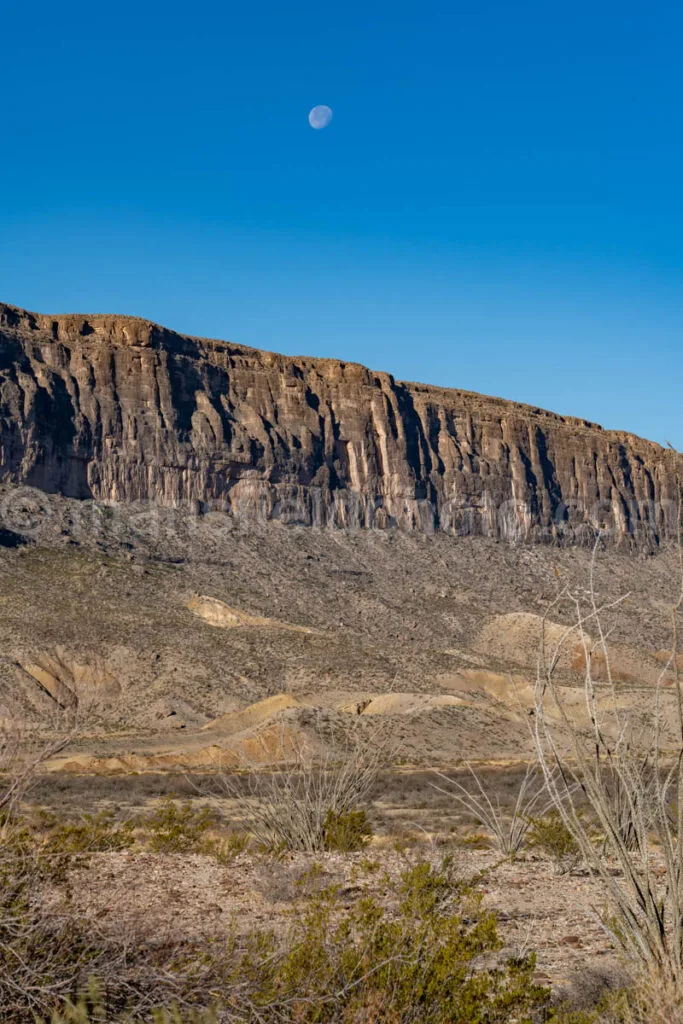 Moon Over Elena Mountain A4-12129 - Mansfield Photography