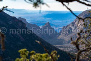 View From Lost Mine Trail, Big Bend National Park A4-12320 - Mansfield Photography