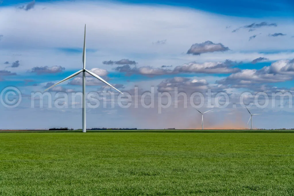 Windmill And Field A4-13570 - Mansfield Photography