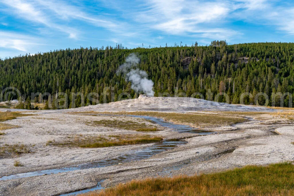 Old Faithful In Yellowstone National Park A4-17914 - Mansfield Photography