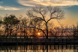Sunset At Joe Pool Lake A4-31852 - Mansfield Photography