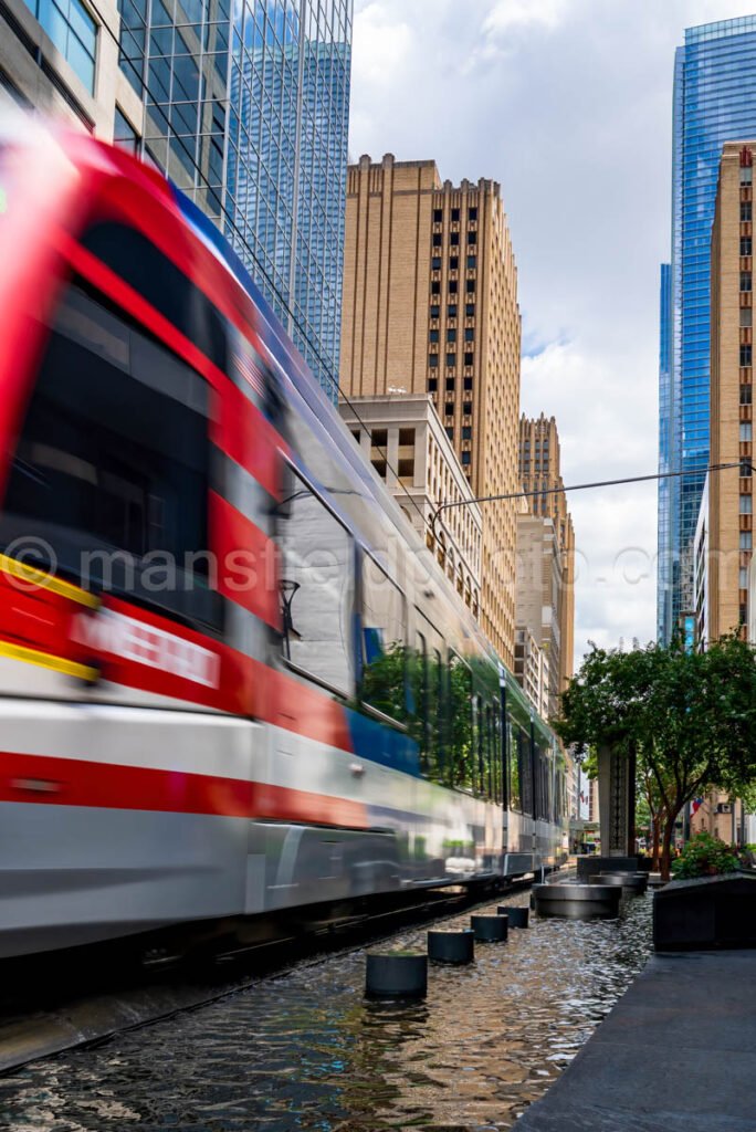 In Motion Metrorail - Downtown Houston A4-01205 - Mansfield Photography
