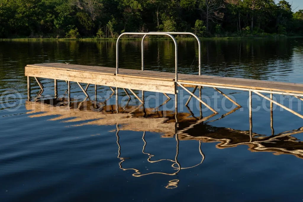 Pier Reflection - Purtis Creek State Park A4-33601 - Mansfield Photography