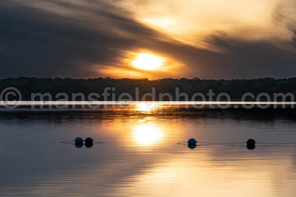Texas Lake Sunset A4-33663 - Mansfield Photography