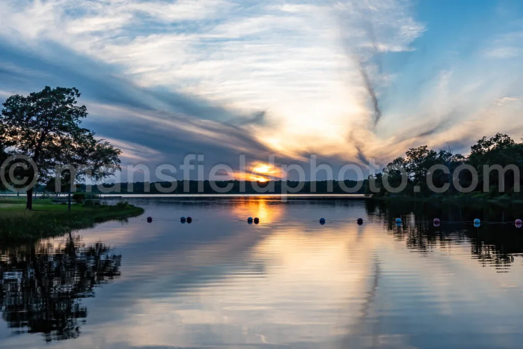 Texas Lake Sunset A4-33679 - Mansfield Photography