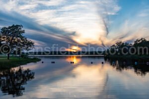 Texas Lake Sunset A4-33679 - Mansfield Photography