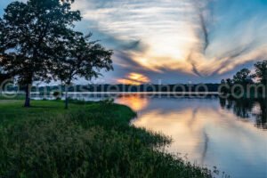 Texas Lake Sunset A4-33688 - Mansfield Photography