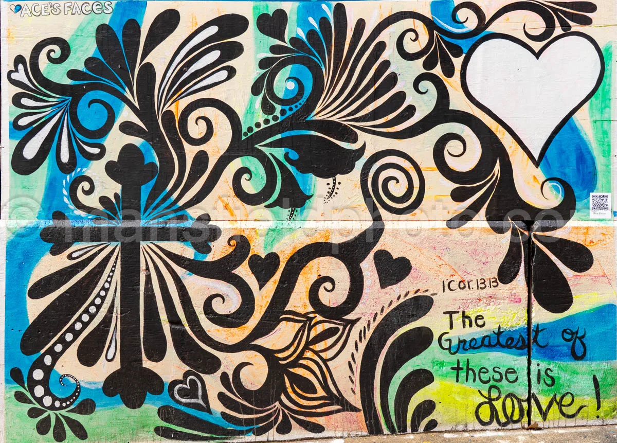 Art Alley Mural In Tyler, Texas A4-34792