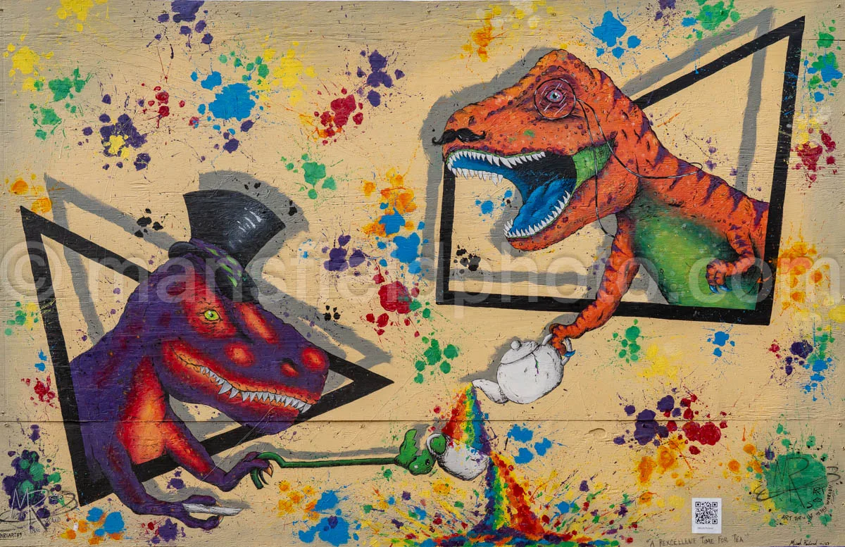 Art Alley Mural In Tyler, Texas A4-34796