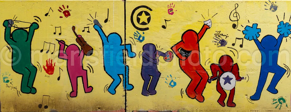Art Alley Mural In Tyler, Texas A4-34809