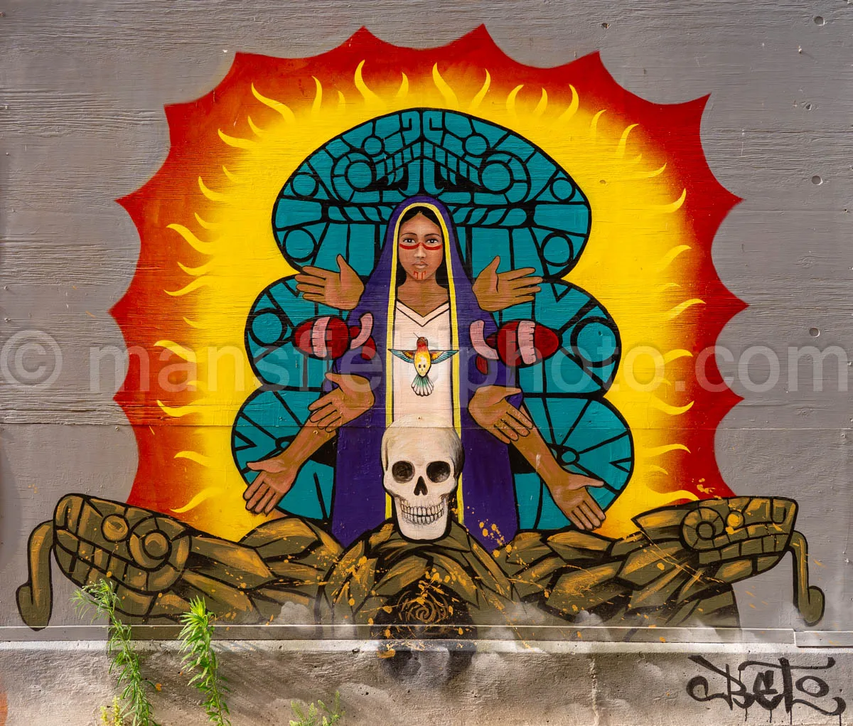 Art Alley Mural In Tyler, Texas A4-34821