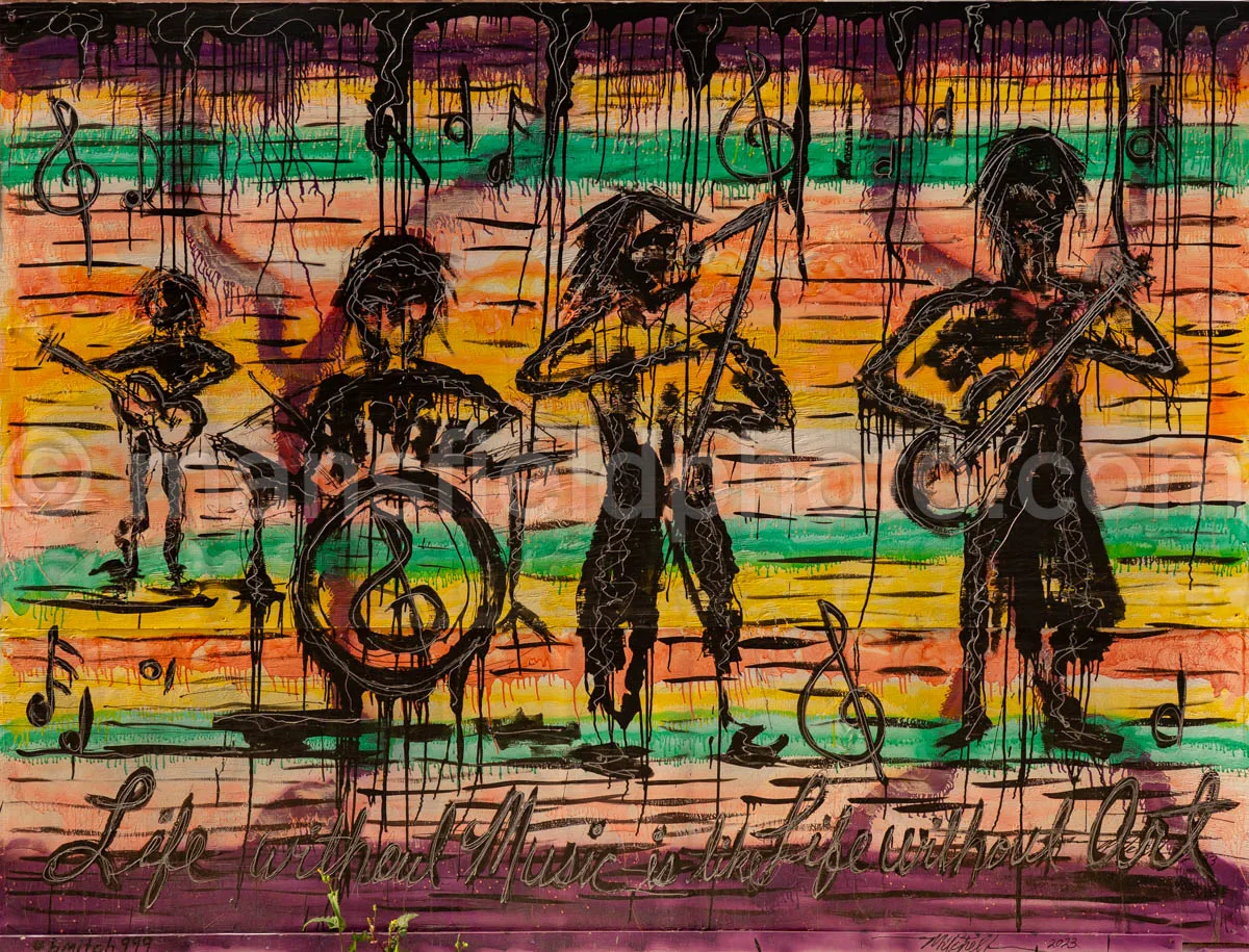 Art Alley Mural In Tyler, Texas A4-34825