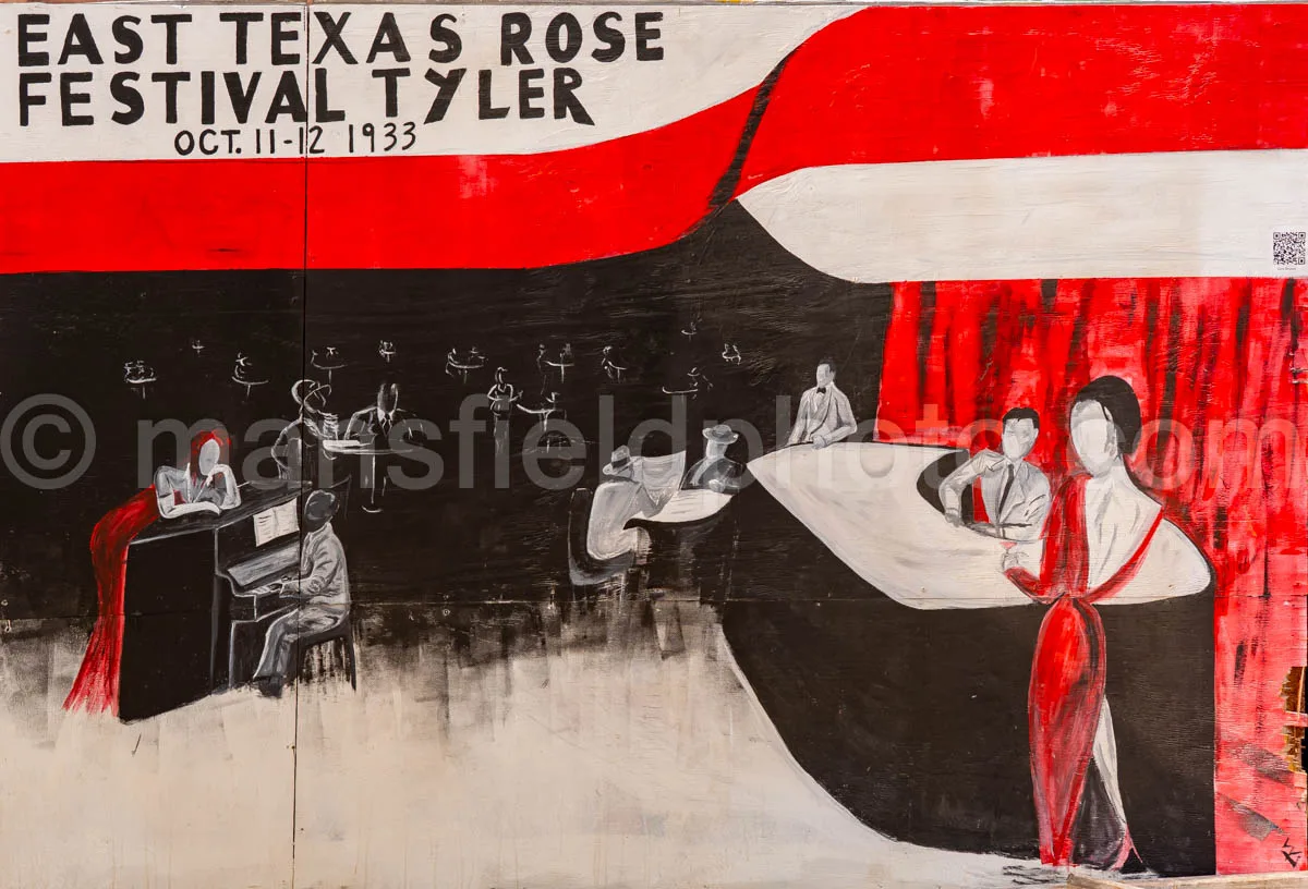 Art Alley Mural In Tyler, Texas A4-34828