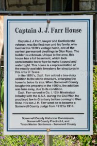Captain Jj Farr House In Glen Rose, Texas A4-34933 - Mansfield Photography