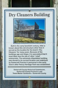 Dry Cleaners Building In Glen Rose, Texas A4-34936 - Mansfield Photography