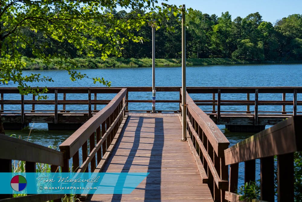 Fishing Pier (Lighted Pier) At Tyler State Park