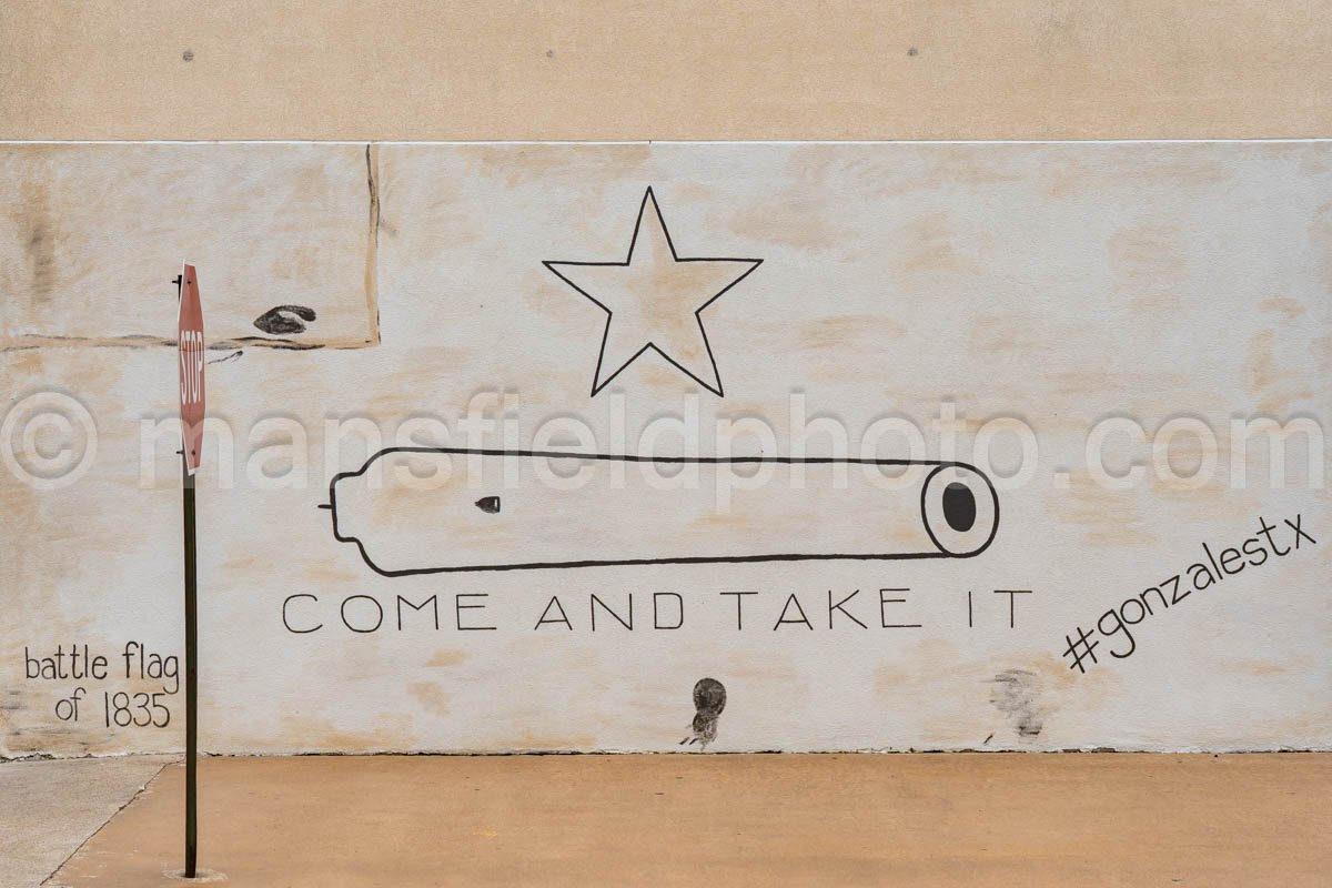 Come And Get It Mural In Gonzales, Texas A4-35096