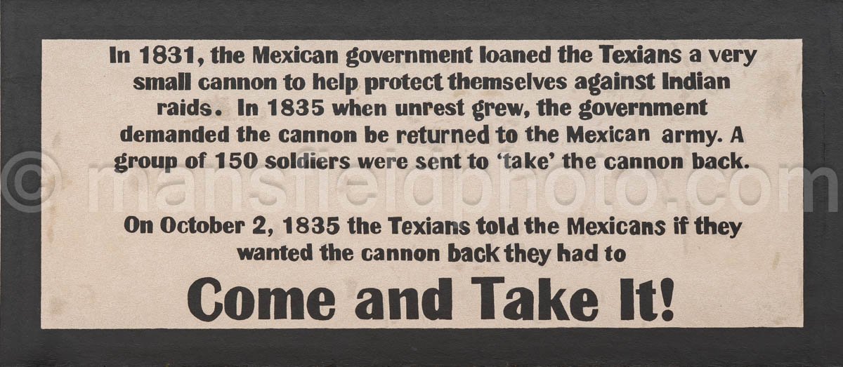 Come And Get It Mural In Gonzales, Texas A4-35097