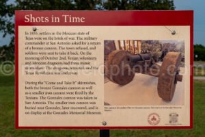 First Shots Of The Texas Revolution Marker In Gonzales, Texas A4-35105 - Mansfield Photography