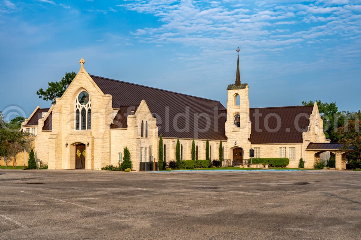 Holy Cross Evangelical Lutheran Church In Yoakum, Texas A4-35117