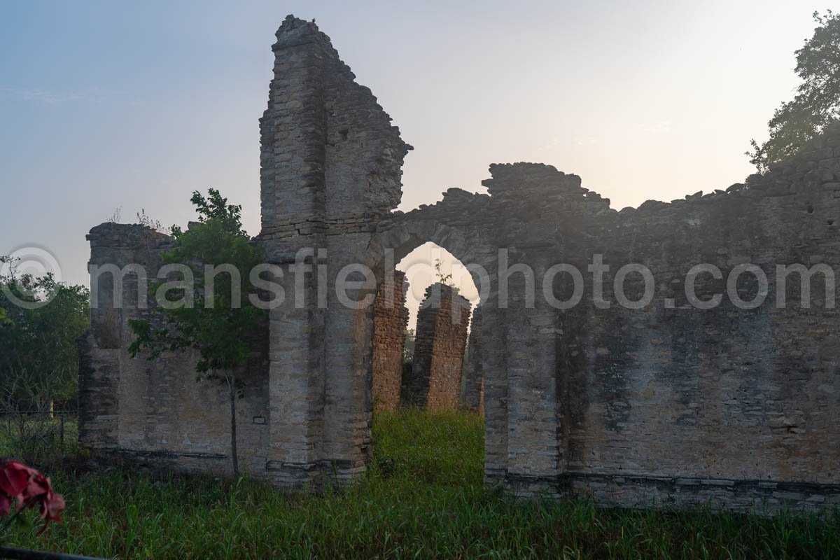 Brushy Creek Church Ruins In Yoakum, Texas A4-35158