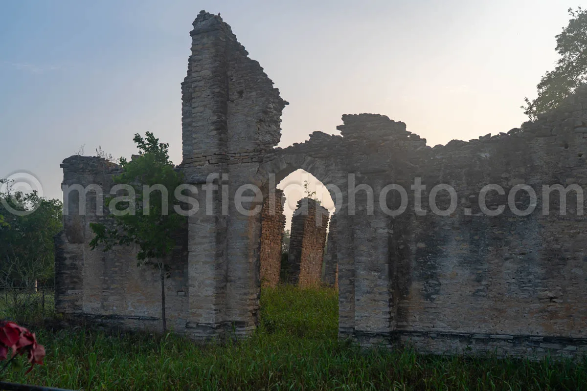 Brushy Creek Church Ruins In Yoakum, Texas A4-35158