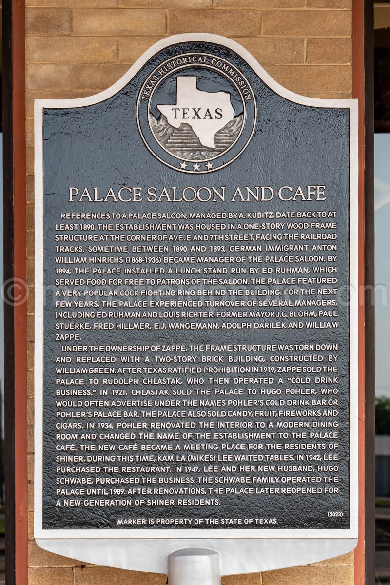 Palace Saloon In Shiner, Texas A4-35252