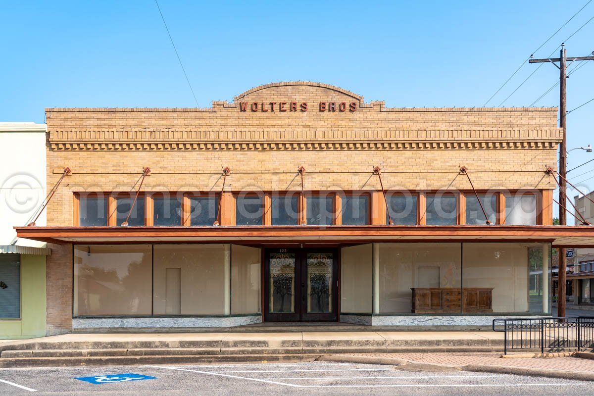 Wolters Brothers Building In Shiner, Texas A4-35255