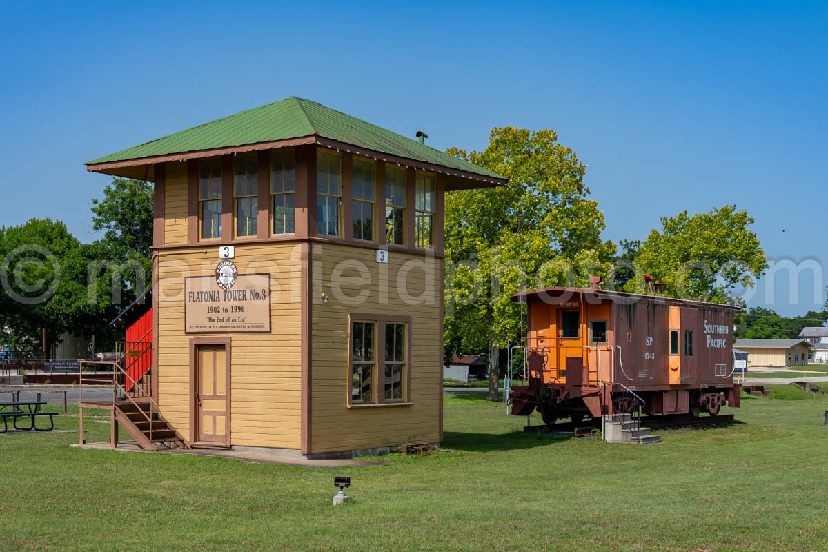 Train Tower In Flatonia, Texas A4-35305