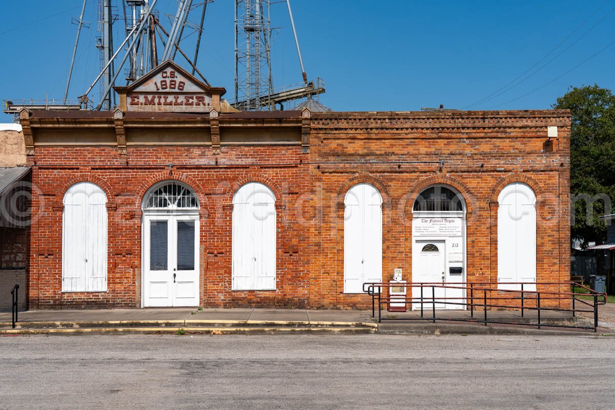 E Miller Building In Flatonia, Texas A4-35308
