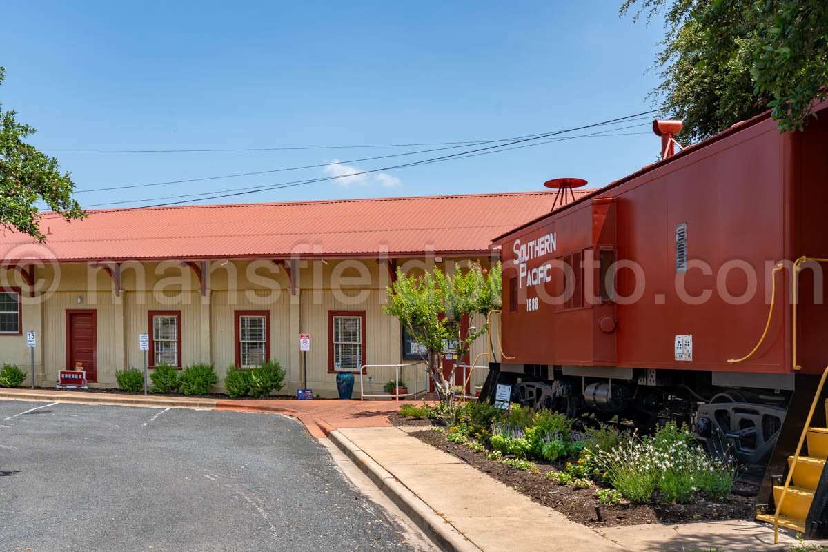Old Train Depot In Weimar, Texas A4-35371