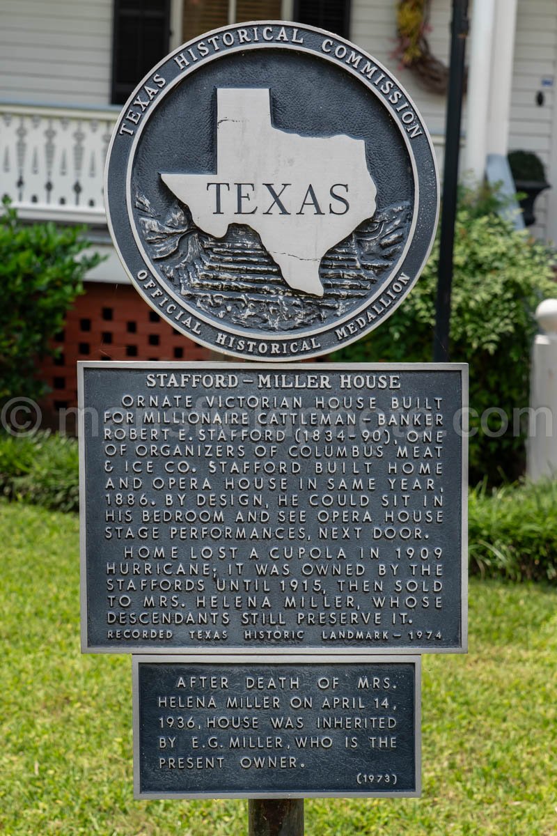 Stafford-Miller House In Columbus, Texas A4-35403