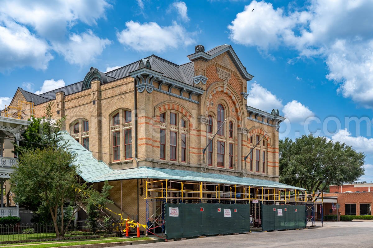 Old Stafford Opera House And Bank In Columbus, Texas A4-35405