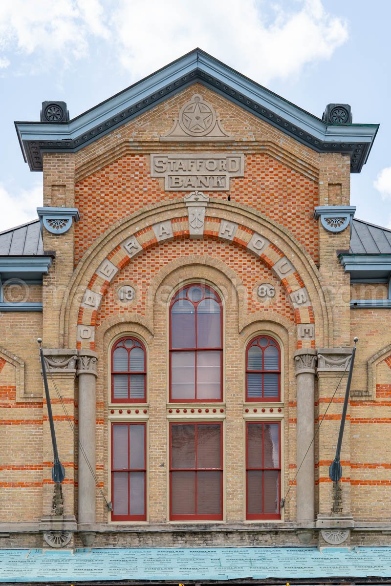 Old Stafford Opera House And Bank In Columbus, Texas A4-35407