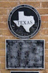 Old Stafford Opera House And Bank In Columbus, Texas A4-35408 - Mansfield Photography