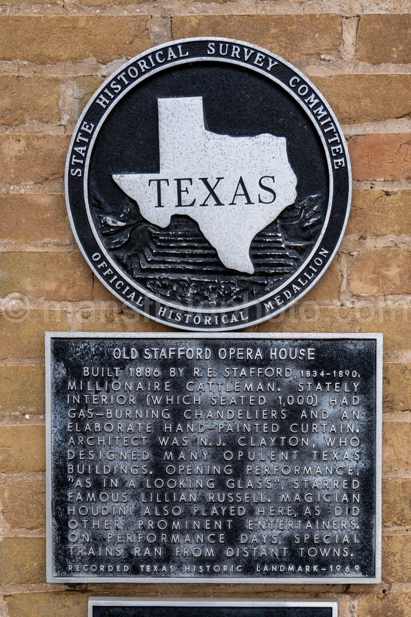 Old Stafford Opera House And Bank In Columbus, Texas A4-35408