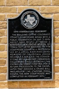 Colorado County Courthouse In Columbus, Texas A4-35439 - Mansfield Photography