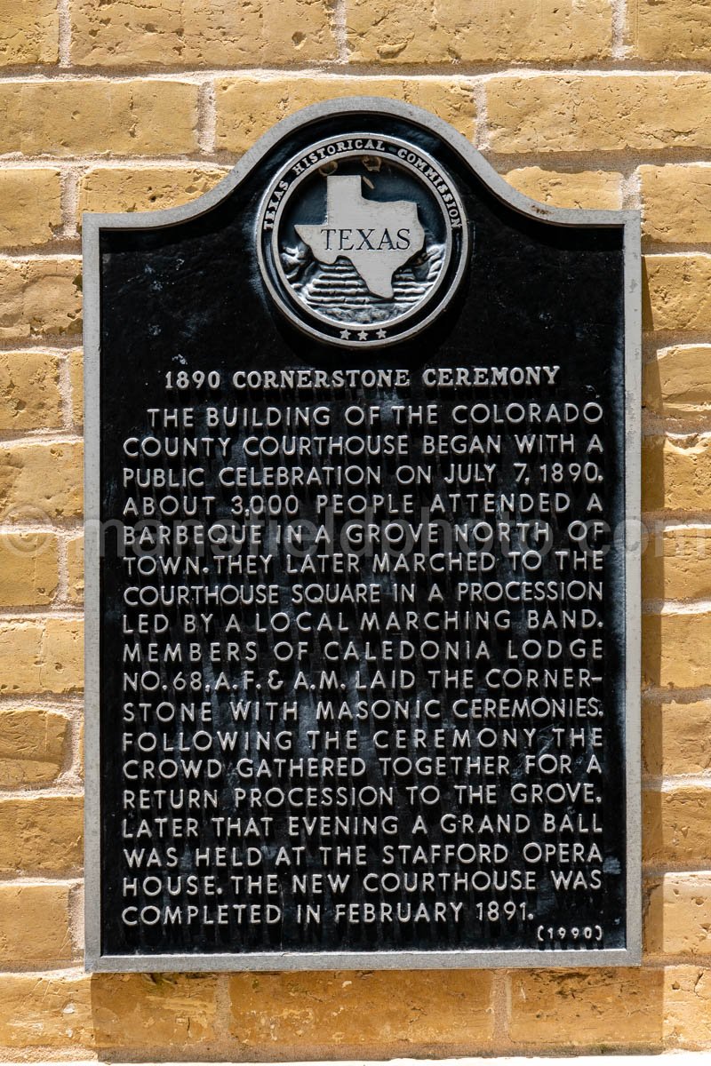 Colorado County Courthouse In Columbus, Texas A4-35439