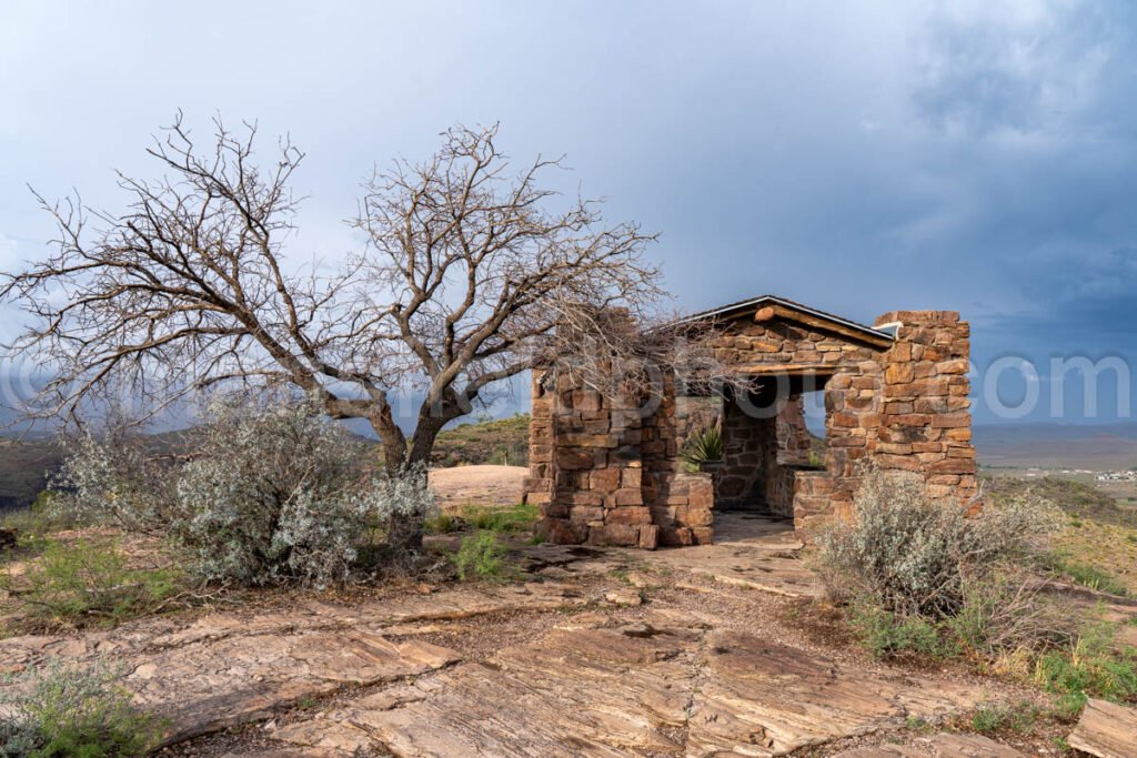Lookout Shelter At Davis Mountains State Park A4-35579 - Mansfield Photography