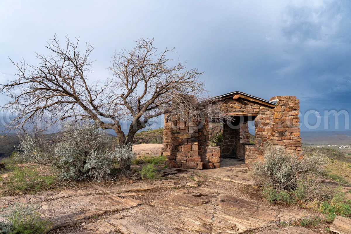 Lookout Shelter At Davis Mountains State Park A4-35579