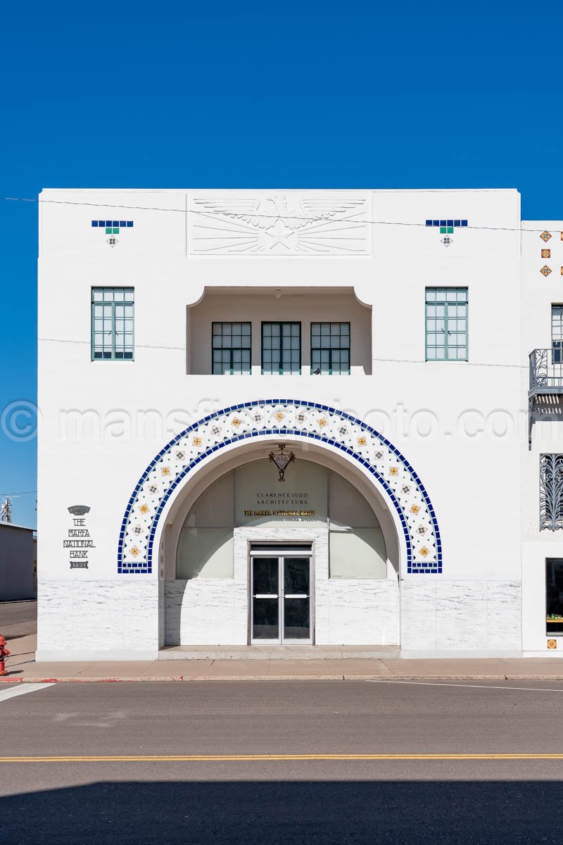 Old National Bank In Marfa, Texas A4-35873