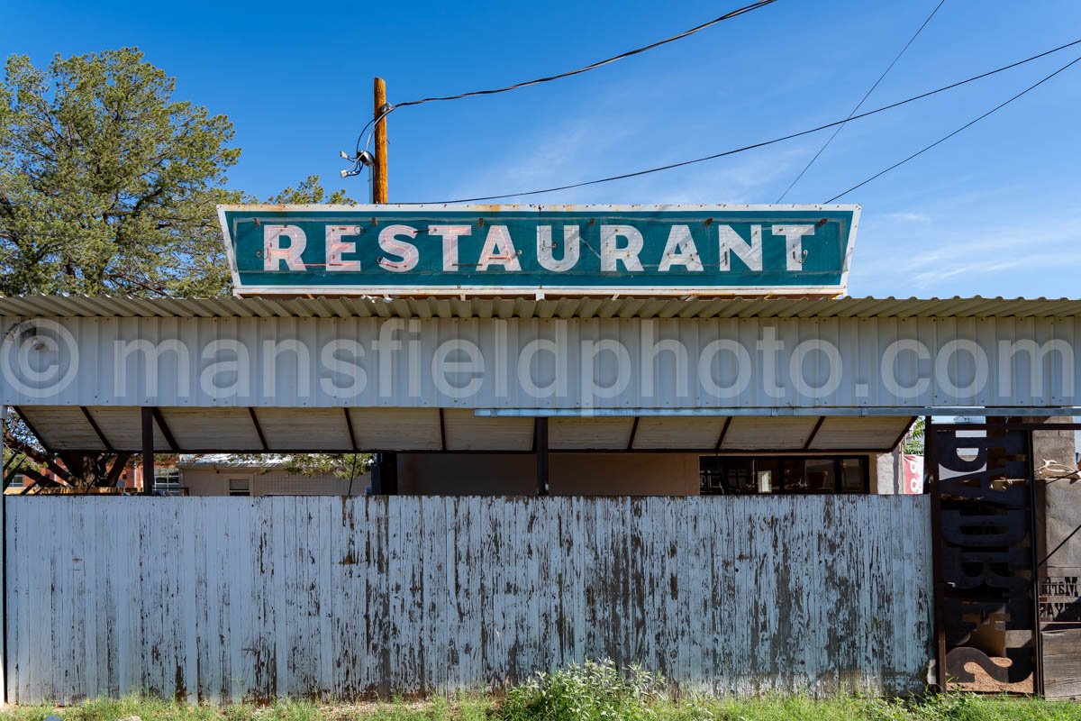 Restaurant In Marfa, Texas A4-35883