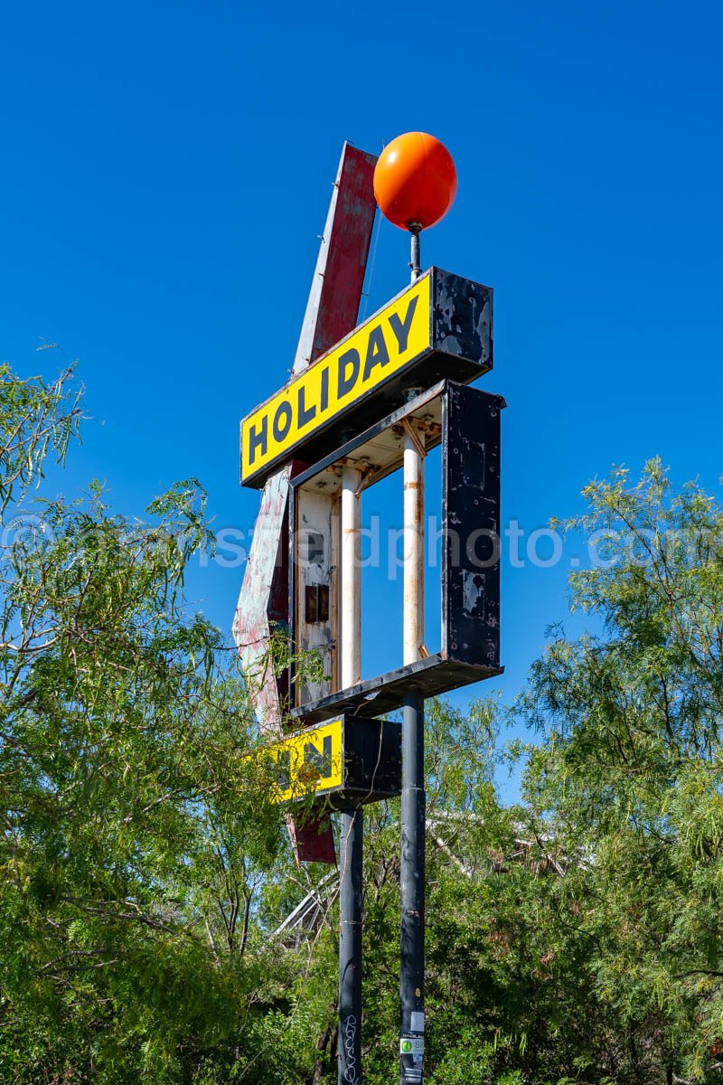 Holiday Inn Sign In Marfa, Texas A4-35887