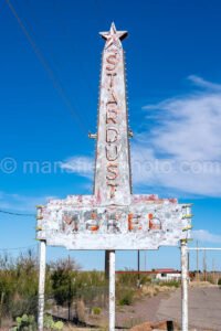 Stardust Sign In Marfa, Texas A4-35888 - Mansfield Photography