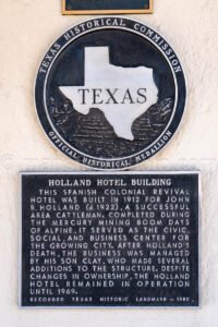Holland Hotel In Alpine, Texas A4-35932 - Mansfield Photography