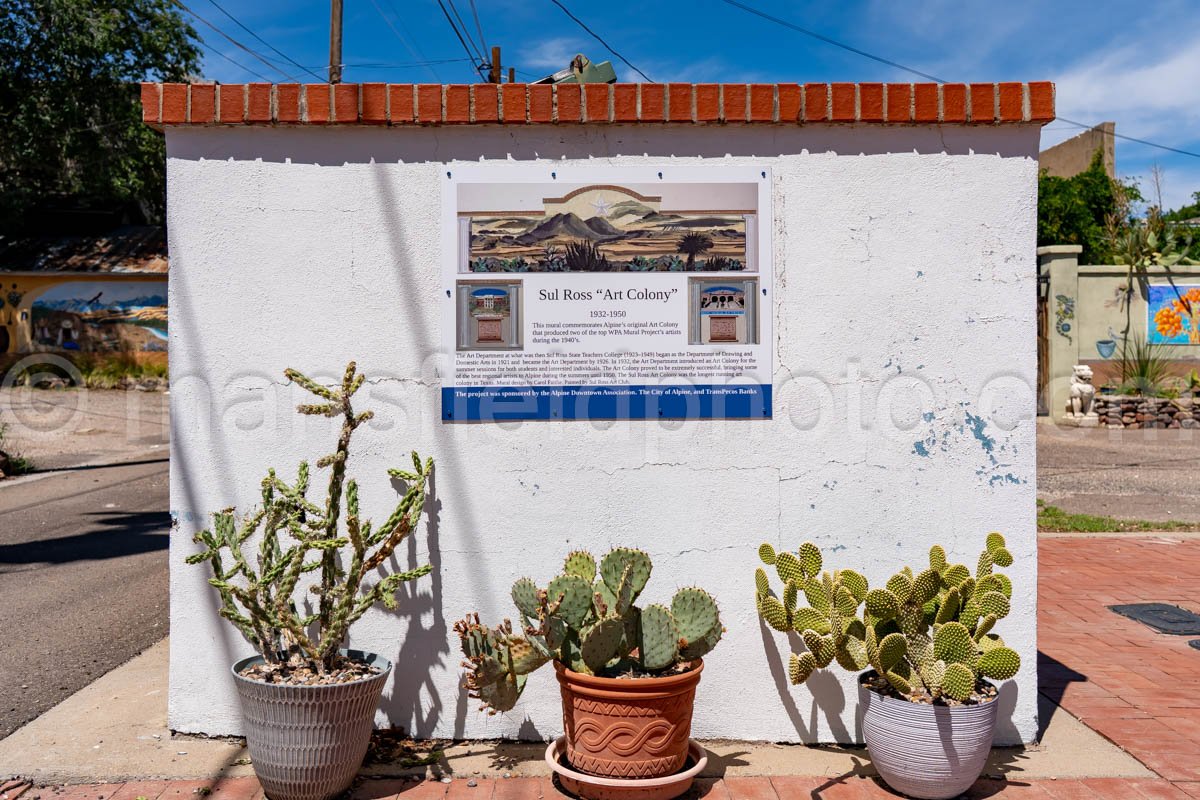 Sul Ross Art Colony In Alpine, Texas A4-35940
