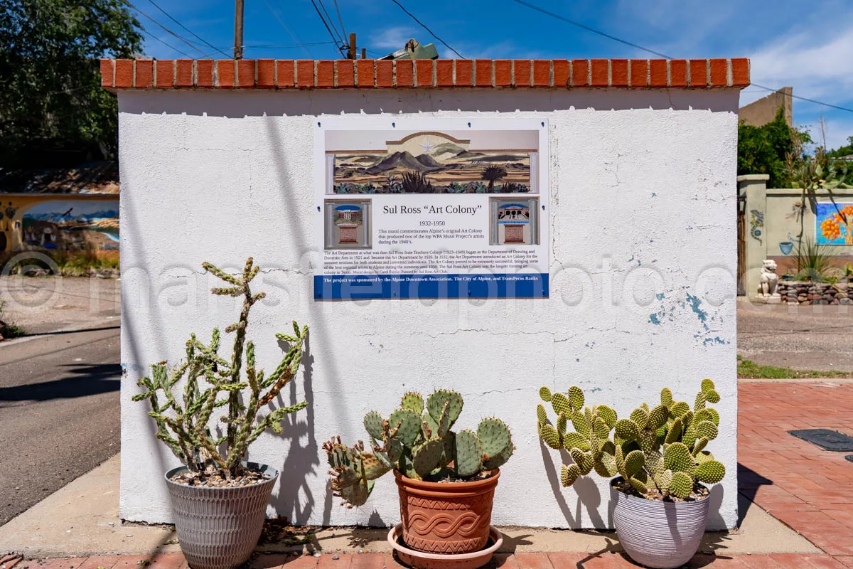 Sul Ross Art Colony In Alpine, Texas A4-35940