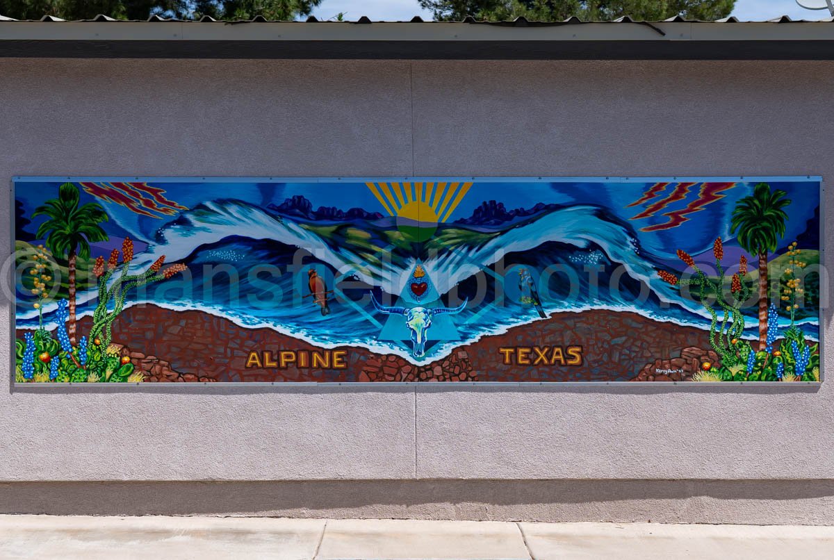 Mural In Alpine, Texas A4-35969
