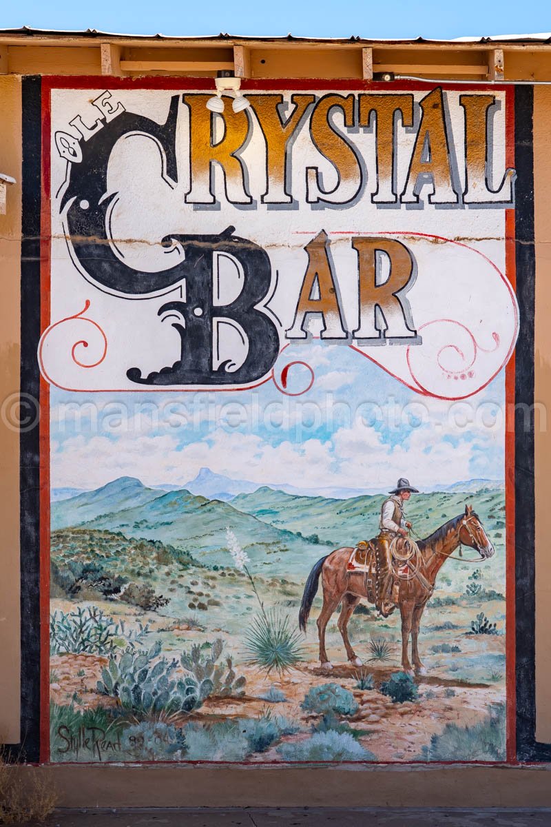 Crystal Bar Mural In Alpine, Texas A4-35971