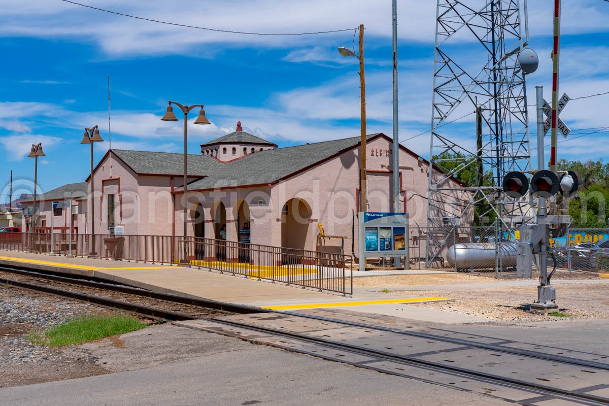 Train Depot In Alpine, Texas A4-35981